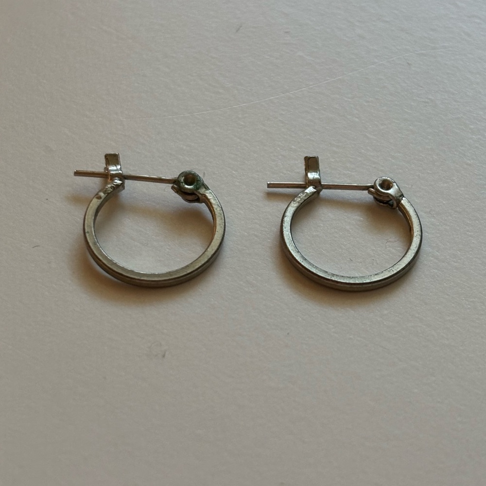 Elegant Silver Hoop Earrings